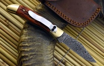 AR HERITAGE CLIP FOLDING KNIFE WITH JIGGED CAMEL BONE HANDLE