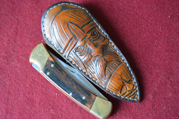 Case - sheath gift for collectible knives