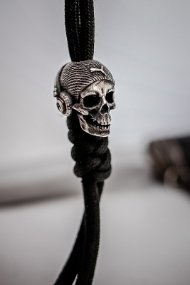 Skull Paracord Knife Lanyard Beads (5/6)