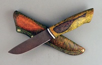 Нож в ножнах «Зелёный»