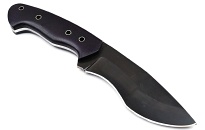 Custom Hand Made Carbon steel Black Coded Hunting knife