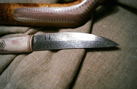 Саамский нож "Северный олень" .