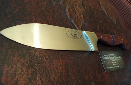 12" 1095 steel Chefs Knife