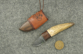 knife pendant "Somatic" jewelry pendant