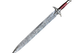 Hand Made Damascus steel Viking Sword outdoor