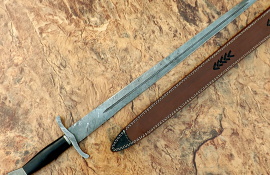 Handmade Damascus knives-36" Damascus Steel Beautiful Sword