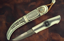 Шведский нож "Мяндаш", бог-олень-оборотень.